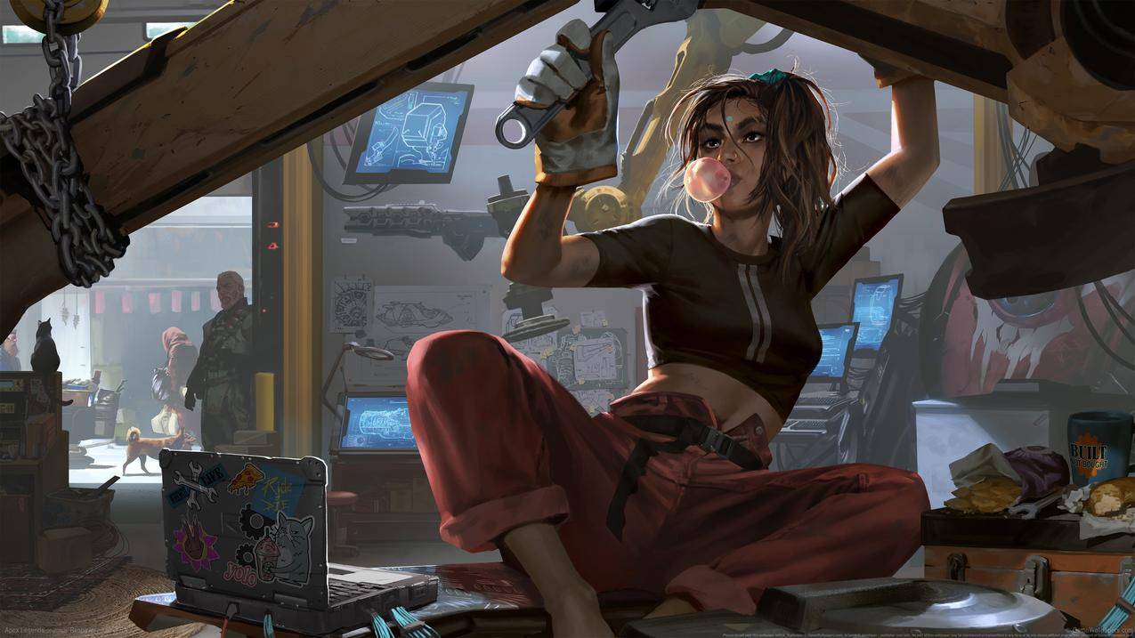 《Apex英雄（Apex,Legends）》美女游戏原画4k壁纸3840x2160