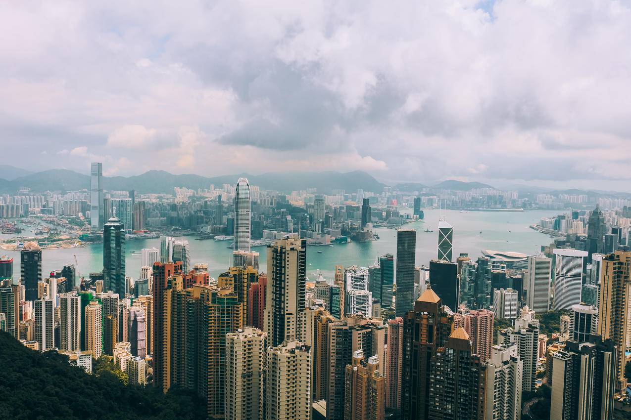 城市,云彩,天际线,建筑物cc0可商用图片
