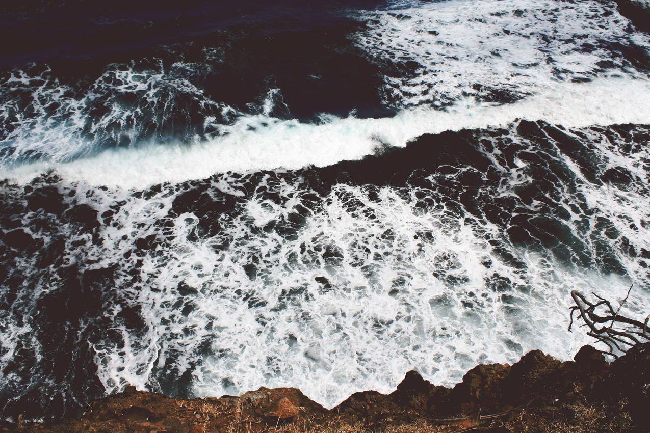 海,浪,蓝色,超清壁纸