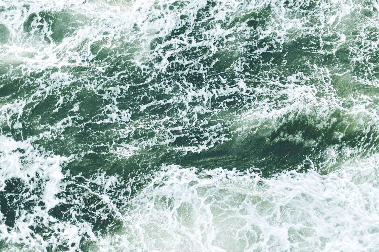 浪花,海水,白色,超清壁纸