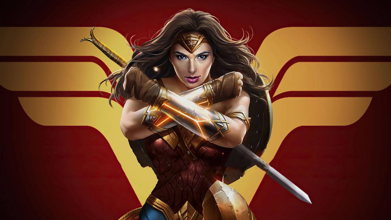 神奇女侠《不义联盟2移动端(Injustice,2,Mobile)》2020,4K游戏壁纸