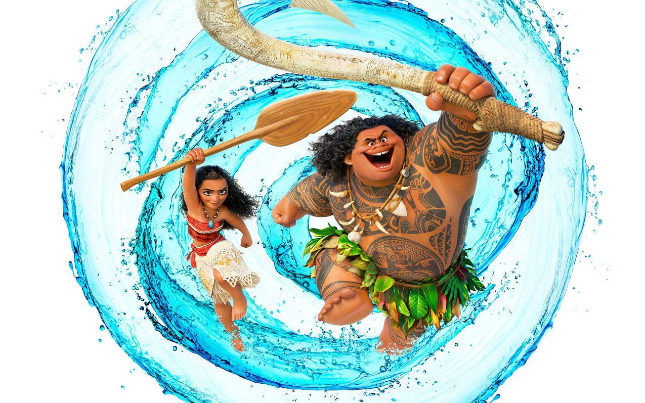 海洋奇缘,Moana,莫亚娜,毛伊,5k高清图片