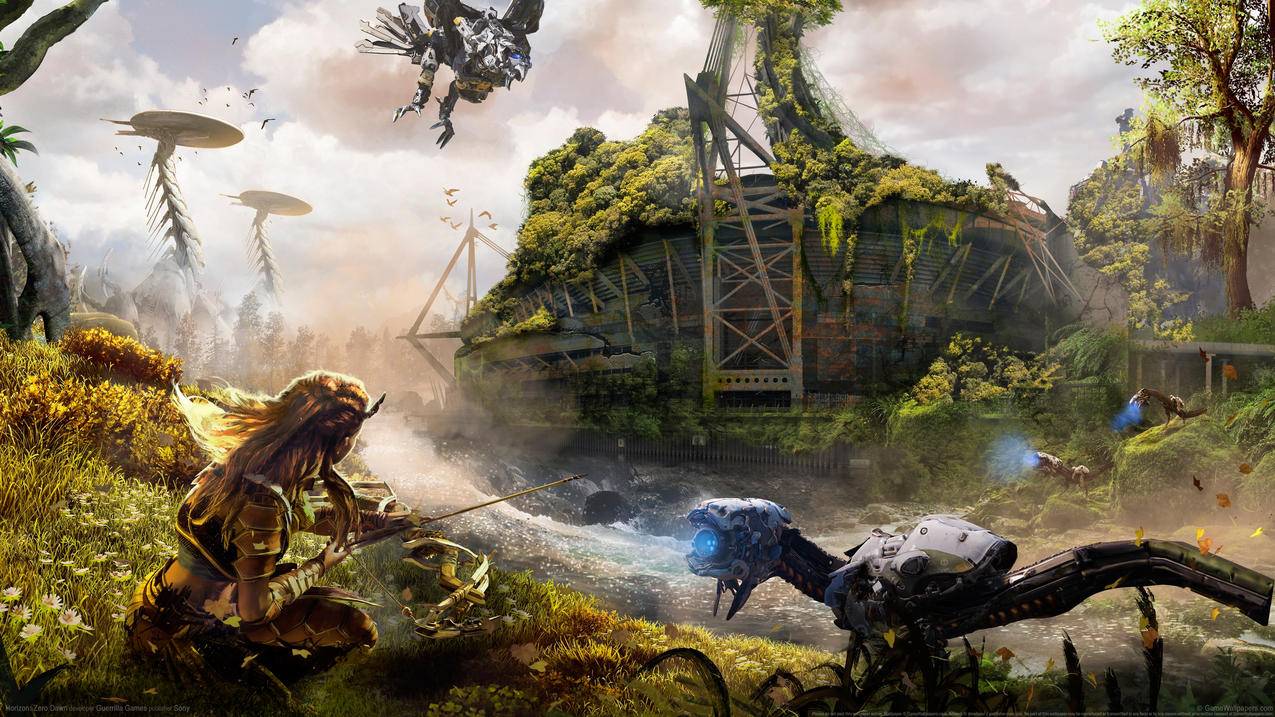《地平线:零之曙光-Horizon Zero,Dawn》,4K高清壁纸