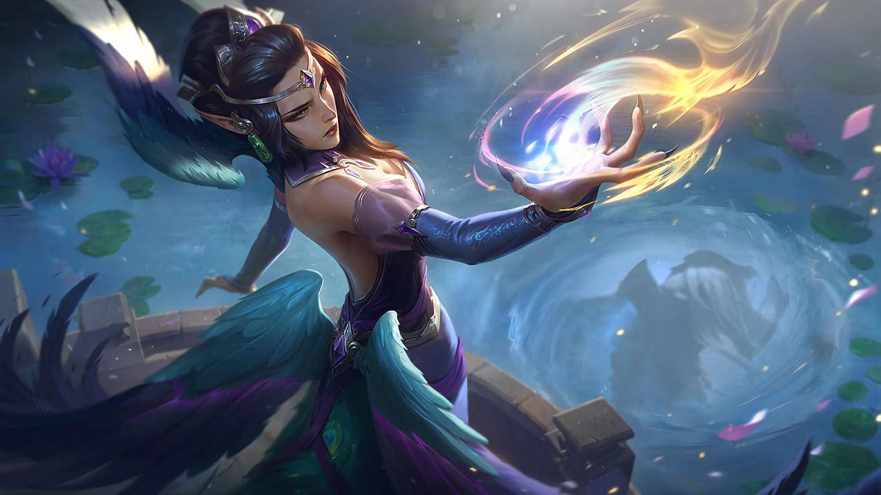lol,英雄联盟,堕落天使,玉剑传说,苍鸾,莫甘娜壁纸,4k电脑壁纸