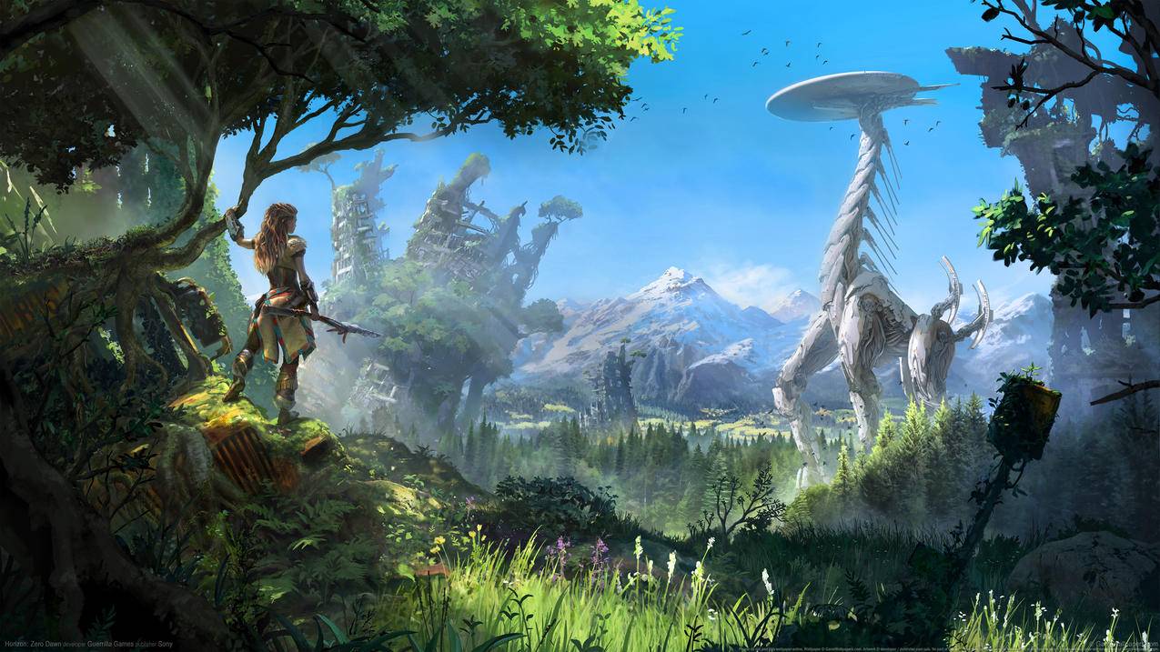 《地平线：零之曙光/Horizon Zero,Dawn》,4K游戏高清壁纸