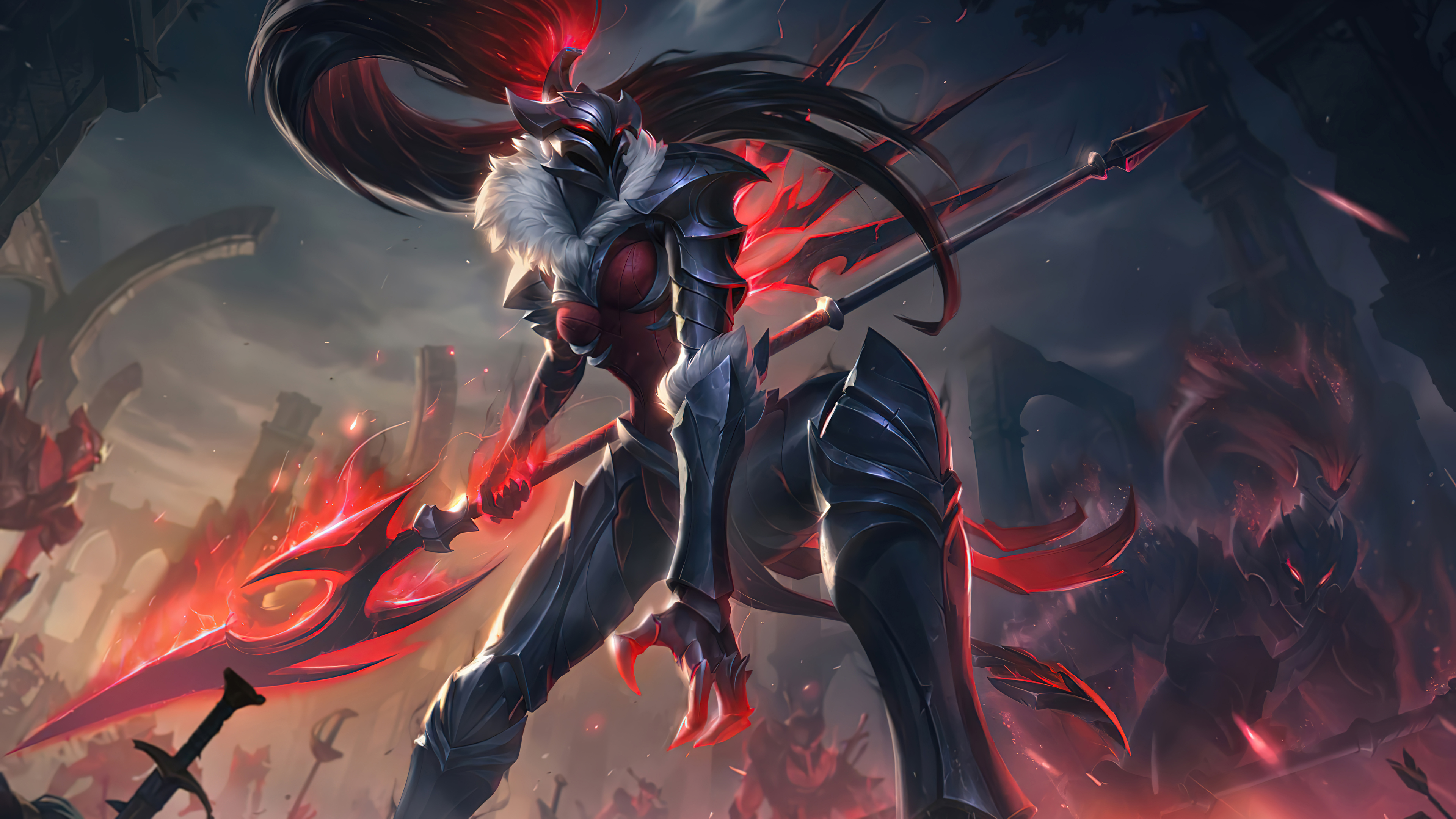 lol英雄联盟复仇之矛,黑暗骑士,卡莉斯塔4k壁纸