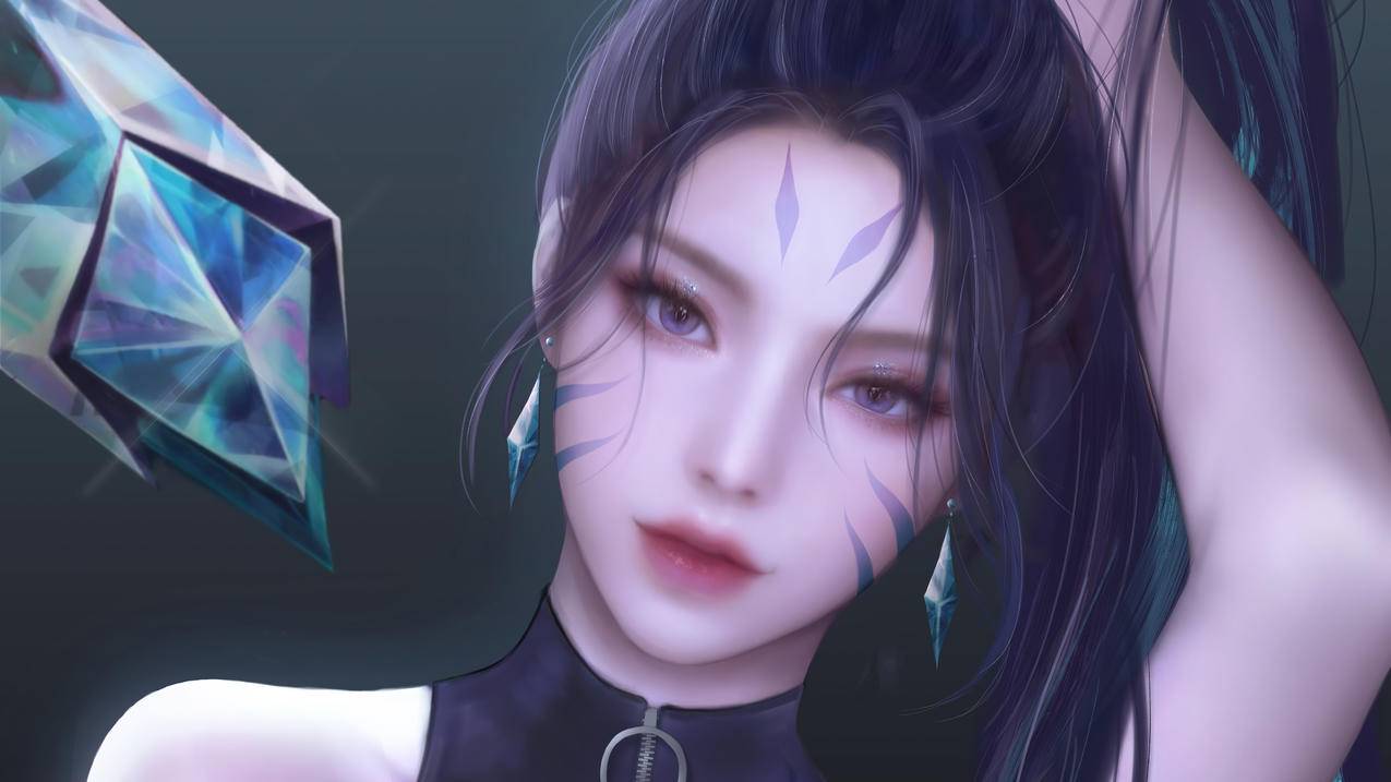 LOL英雄联盟虚空之女,KDA,THE,BADDEST,卡莎4K壁纸