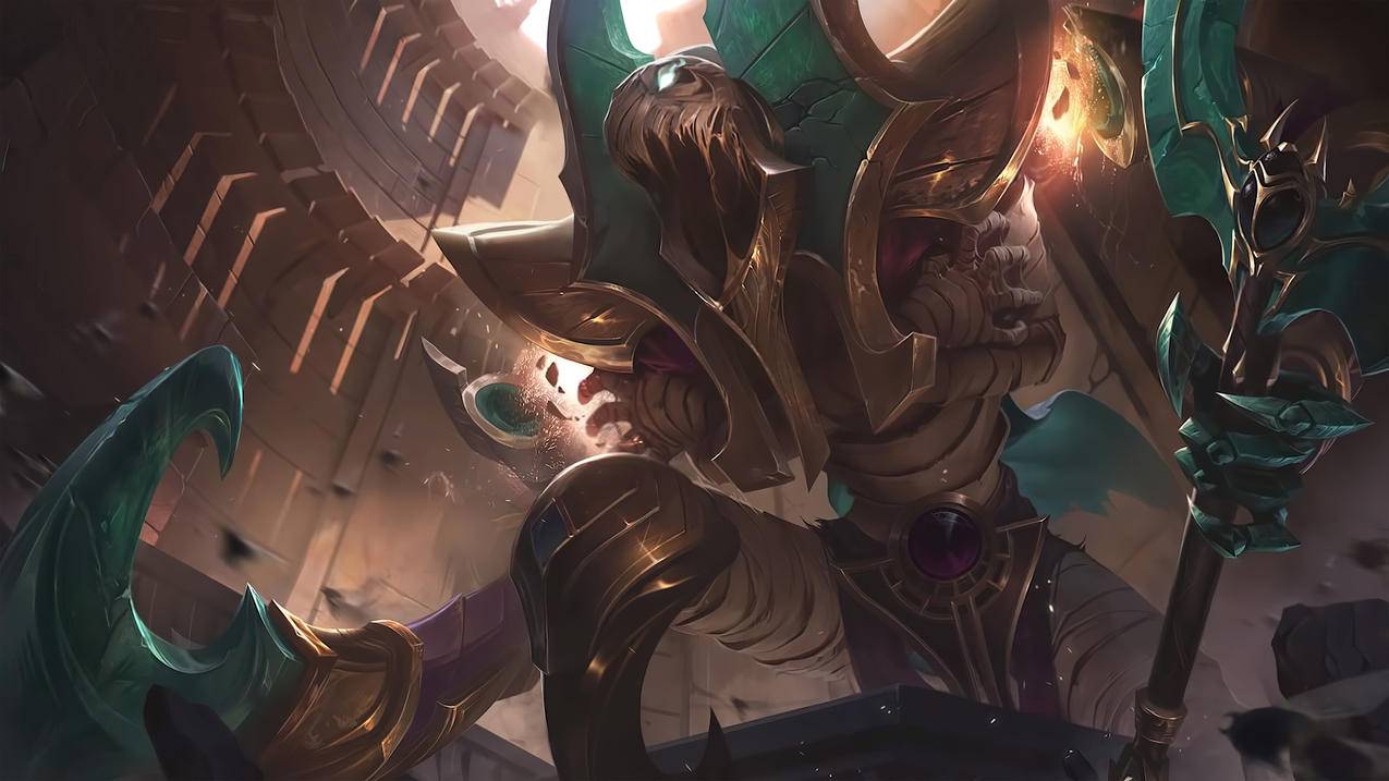 《英雄联盟LOL（重生之沙-费德提克）》,4K游戏高清壁纸