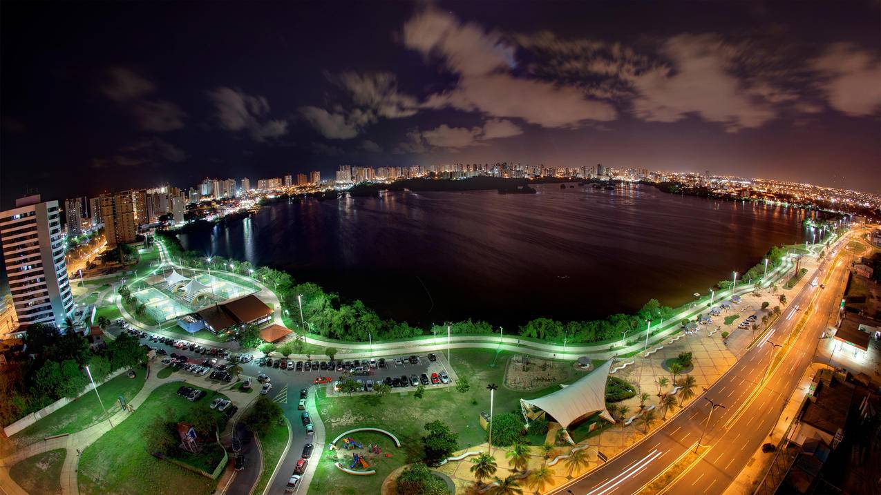 圣路易斯著名的泻湖周围的生态公园,4k风景高清壁纸