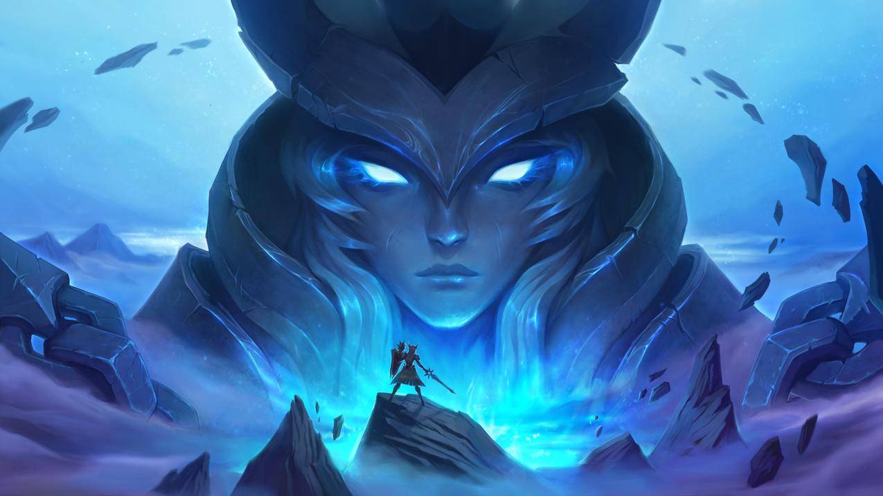 英雄联盟lol插画永恒星碑背景,雷欧娜4k壁纸