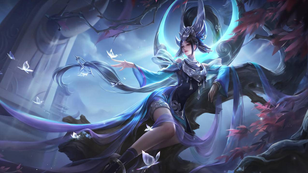 朔望之晖-女娲,王者荣耀,4k壁纸