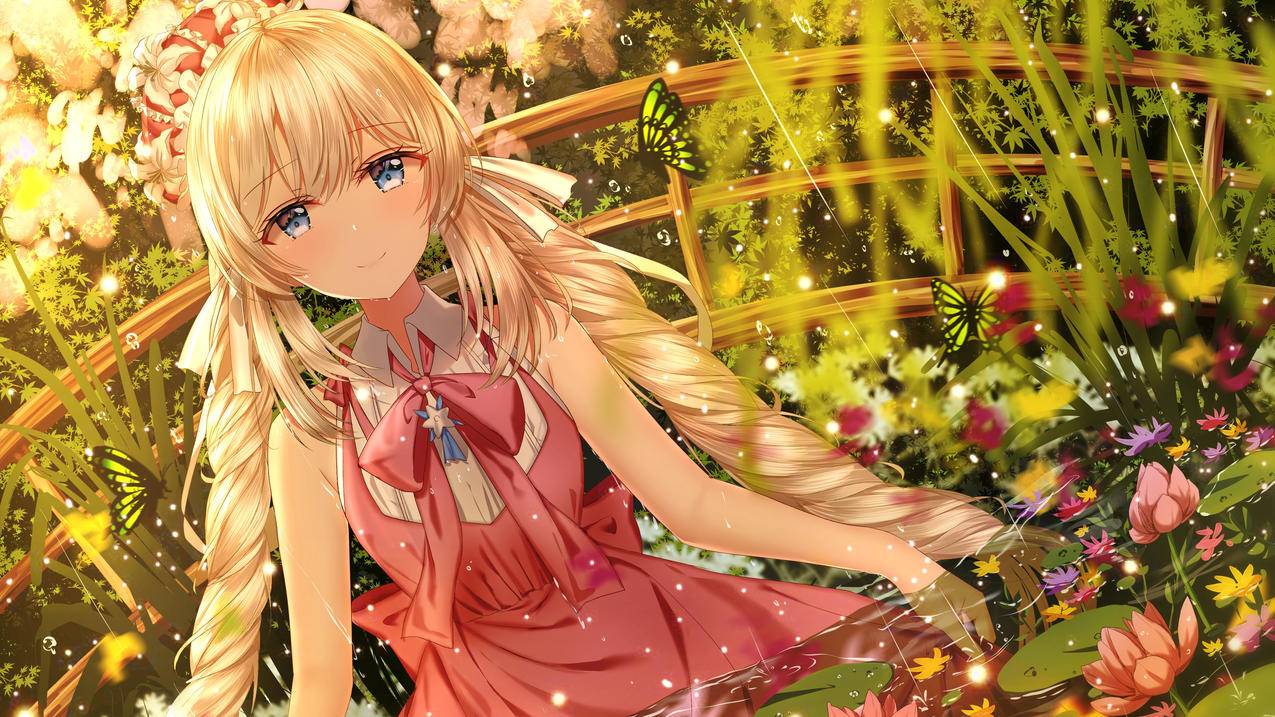 花园少女,4K高清动漫壁纸