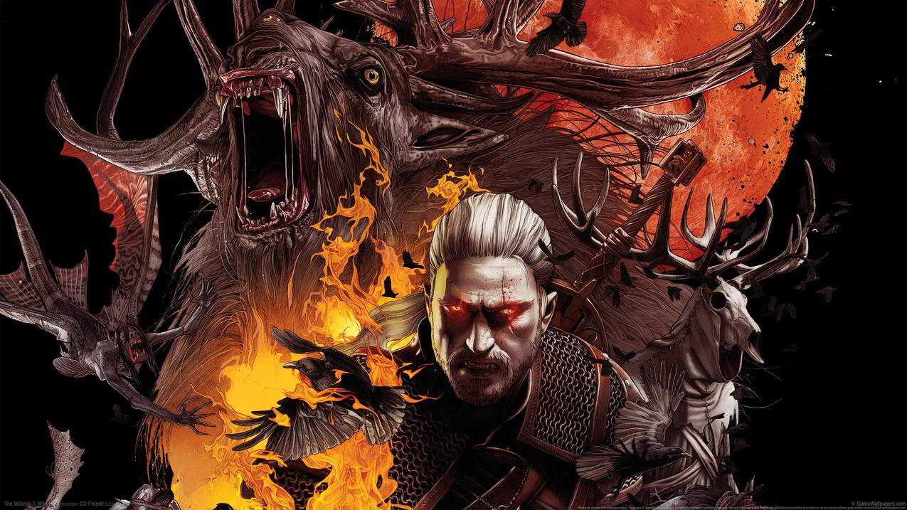 《巫师3:狂猎/The,Witcher,3 Wild,Hunt》,4K游戏高清壁纸