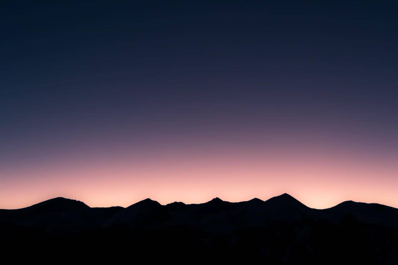 山,黑色,6k壁纸