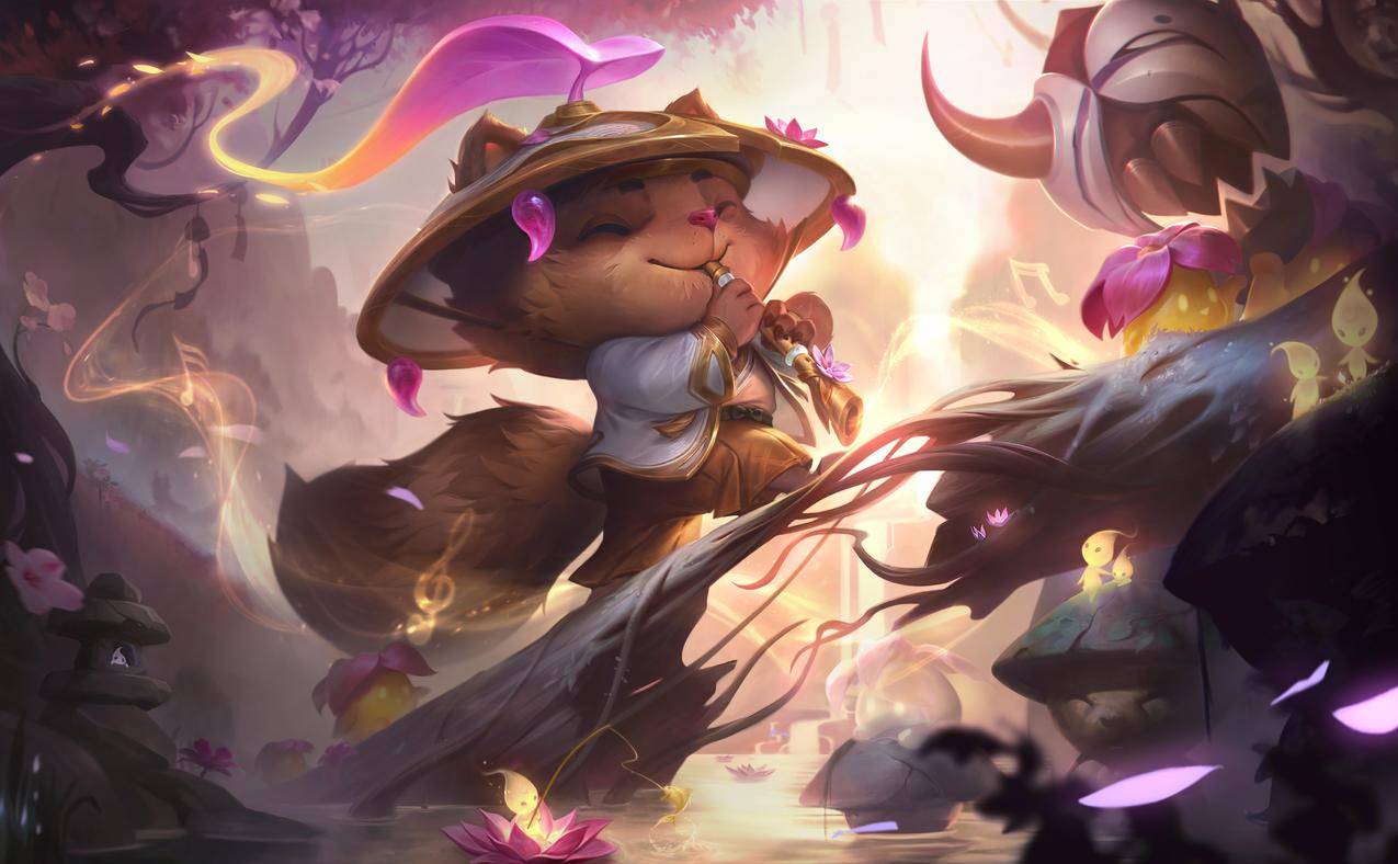英雄联盟lol迅捷斥候,灵魂莲花,至臻,提莫4k壁纸