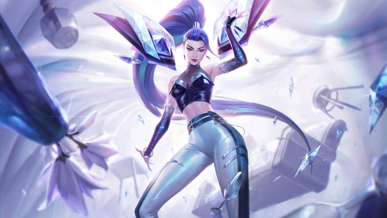 英雄联盟lol虚空之女,KDA,ALL,OUT,卡莎4k壁纸