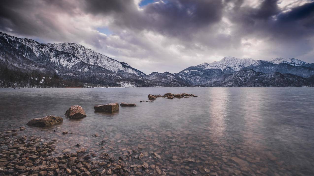 美丽的湖,4k风景高清壁纸