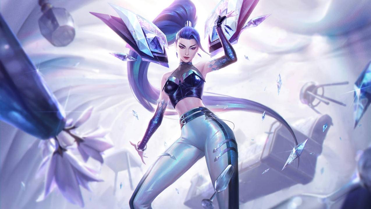 KaiSa卡莎《lol英雄联盟》KDA,The,Baddest,4k超清图片