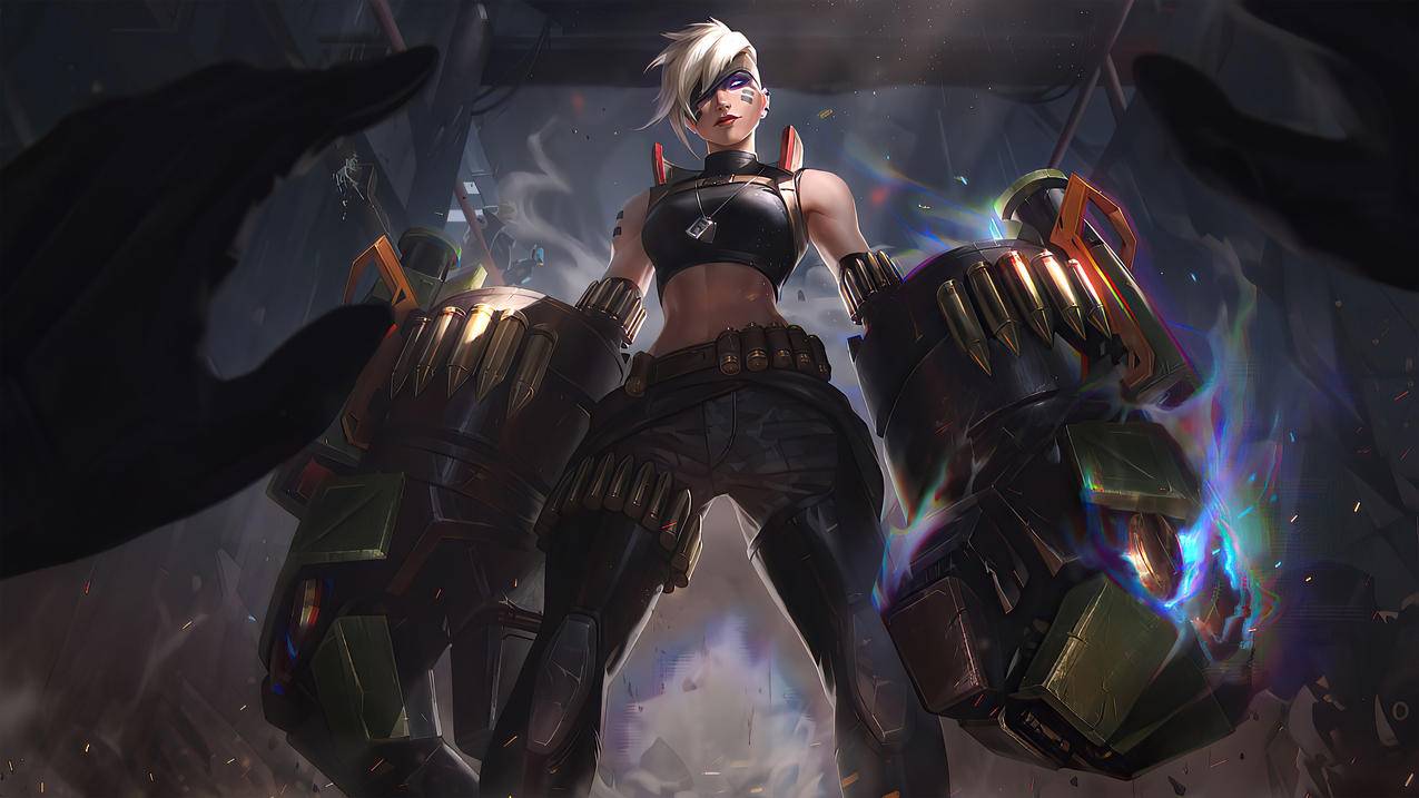 灵能特工-蔚《LOL英雄联盟》2020,4K高清游戏壁纸