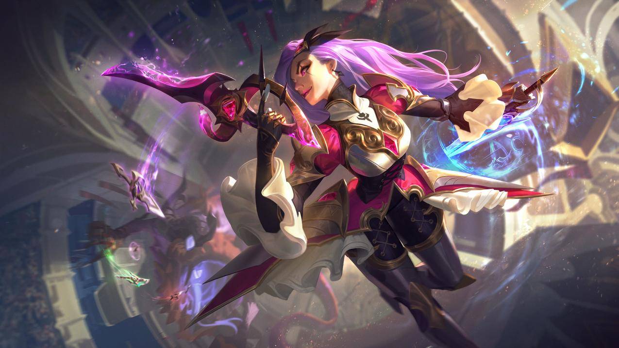 不祥之刃,女帝,卡特琳娜《LOL英雄联盟》2020,4k超清电脑桌面