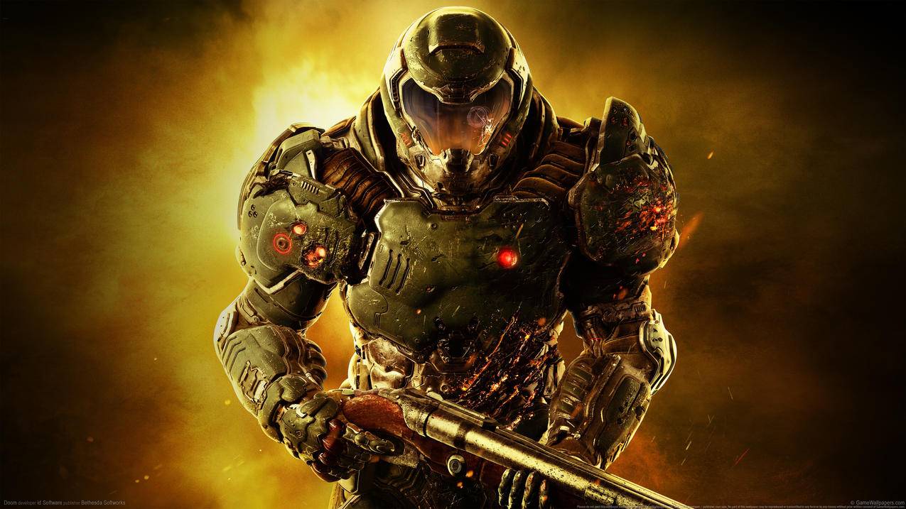 《毁灭战士/DOOM》,4K游戏高清壁纸