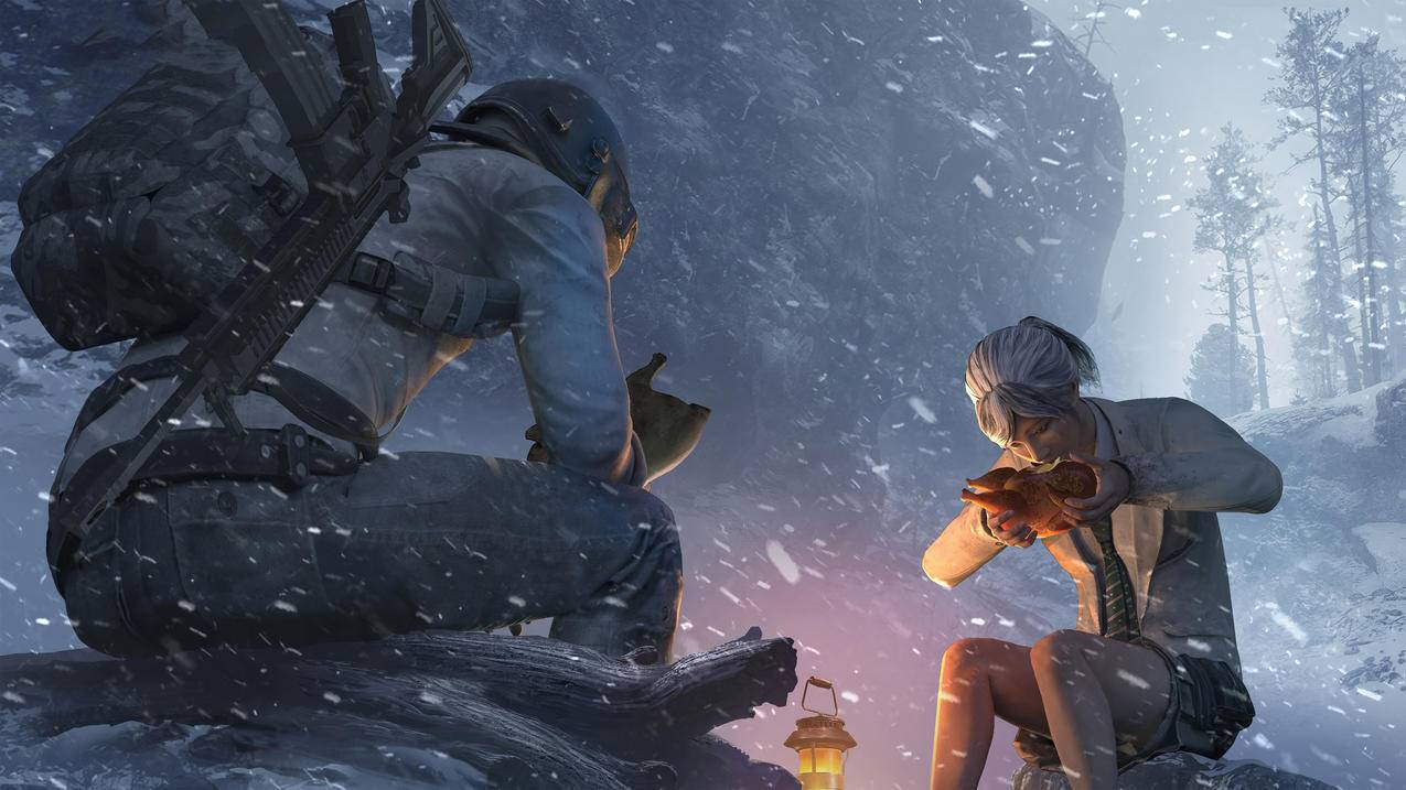 雪地烧鸡《绝地求生（PUBG）》2020,4K高清游戏壁纸