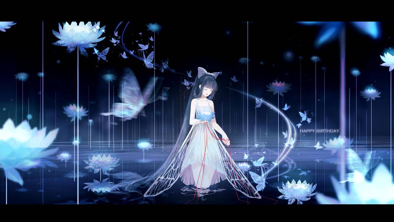 古风女子唯美插画,4K高清动漫壁纸