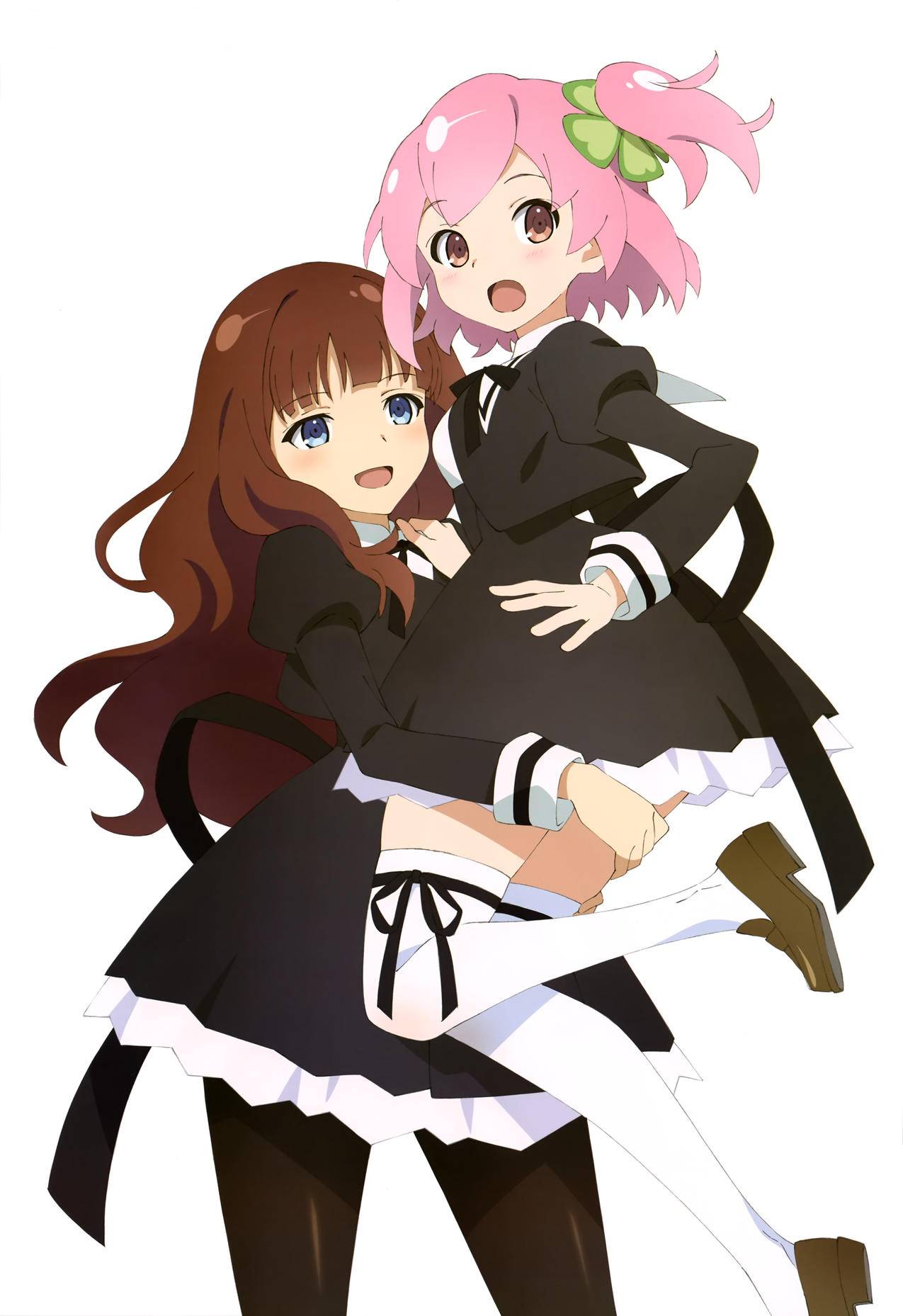《Assault,Lily》抱起,制服,4K高清动漫壁纸