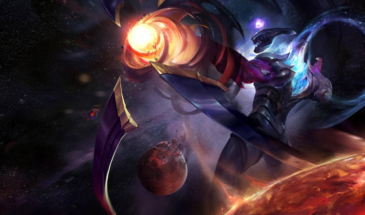 LOL英雄联盟惩戒之箭,死兆星,韦鲁斯4k高清壁纸