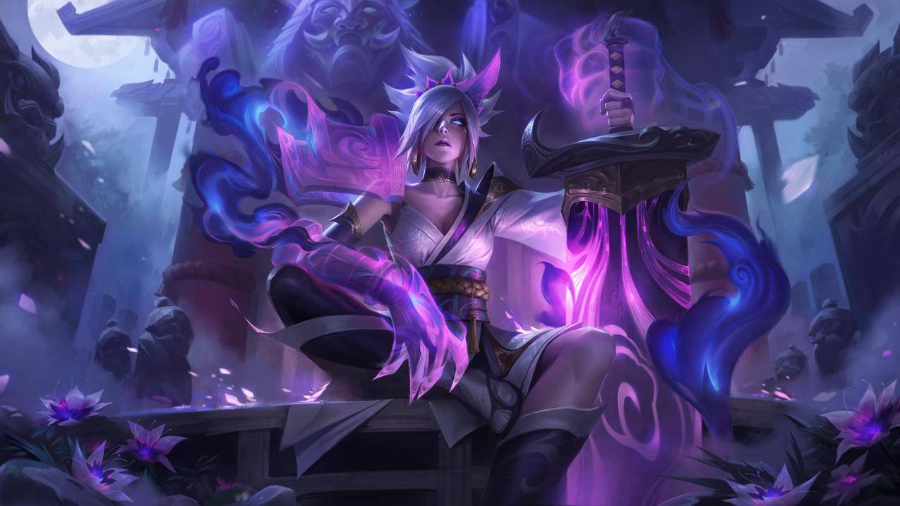 lol英雄联盟放逐之刃,灵魂莲华,锐雯4k电脑壁纸