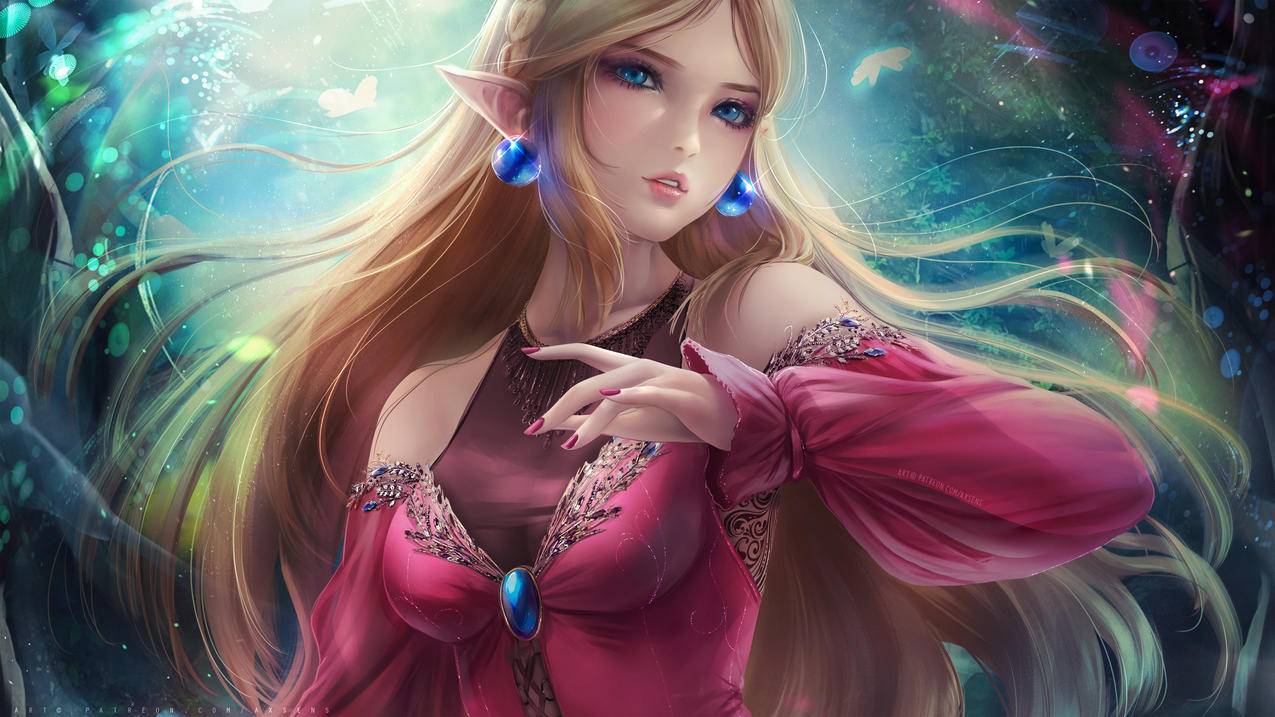 碧琪公主《塞尔达传说(The,Legend,of,Zelda)》2020,4K游戏高清壁纸