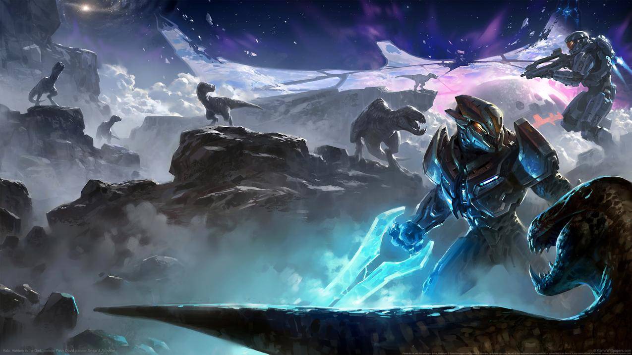 光环暗地猎手,Halo_,Hunters,in,the,Dark4k游戏壁纸3840x2160