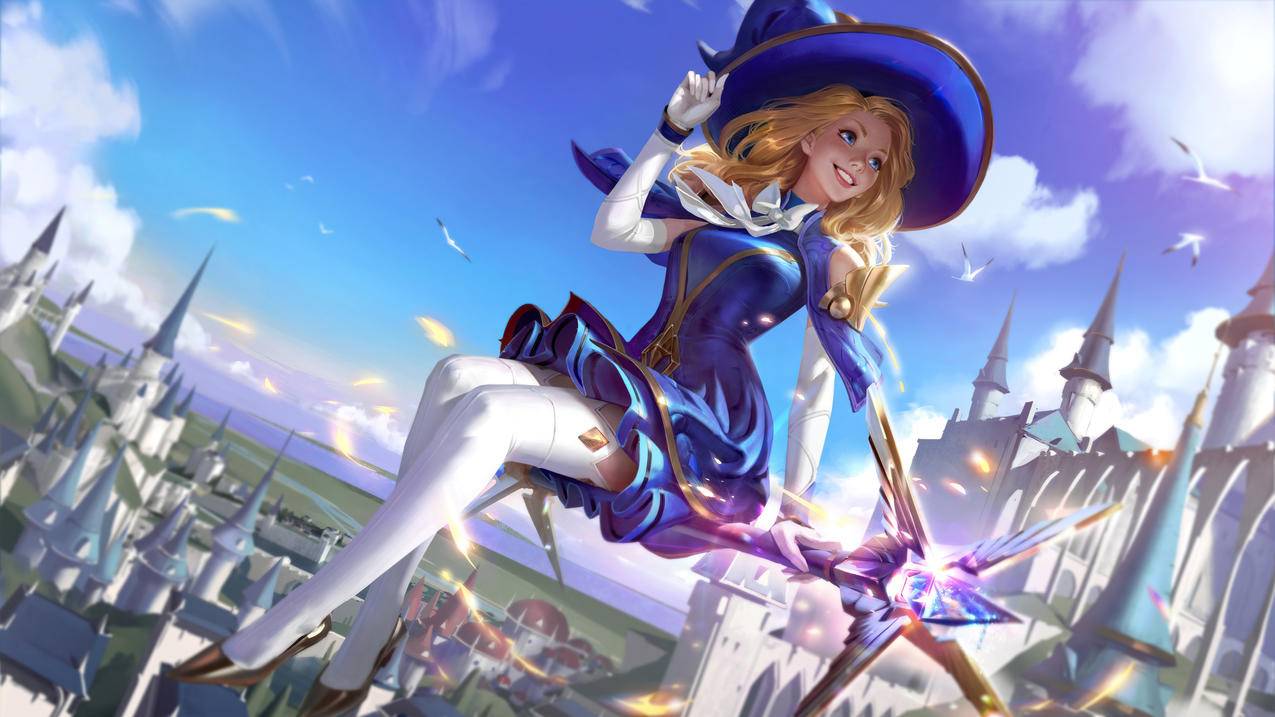 英雄联盟lol插画,奥术光辉,拉克丝4k电脑壁纸