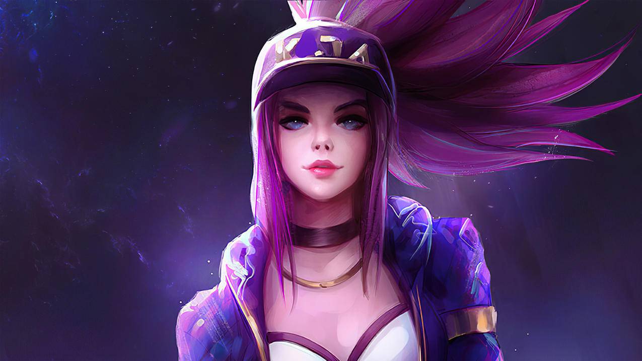 LOL《英雄联盟》Akali阿卡丽,4k高清游戏壁纸