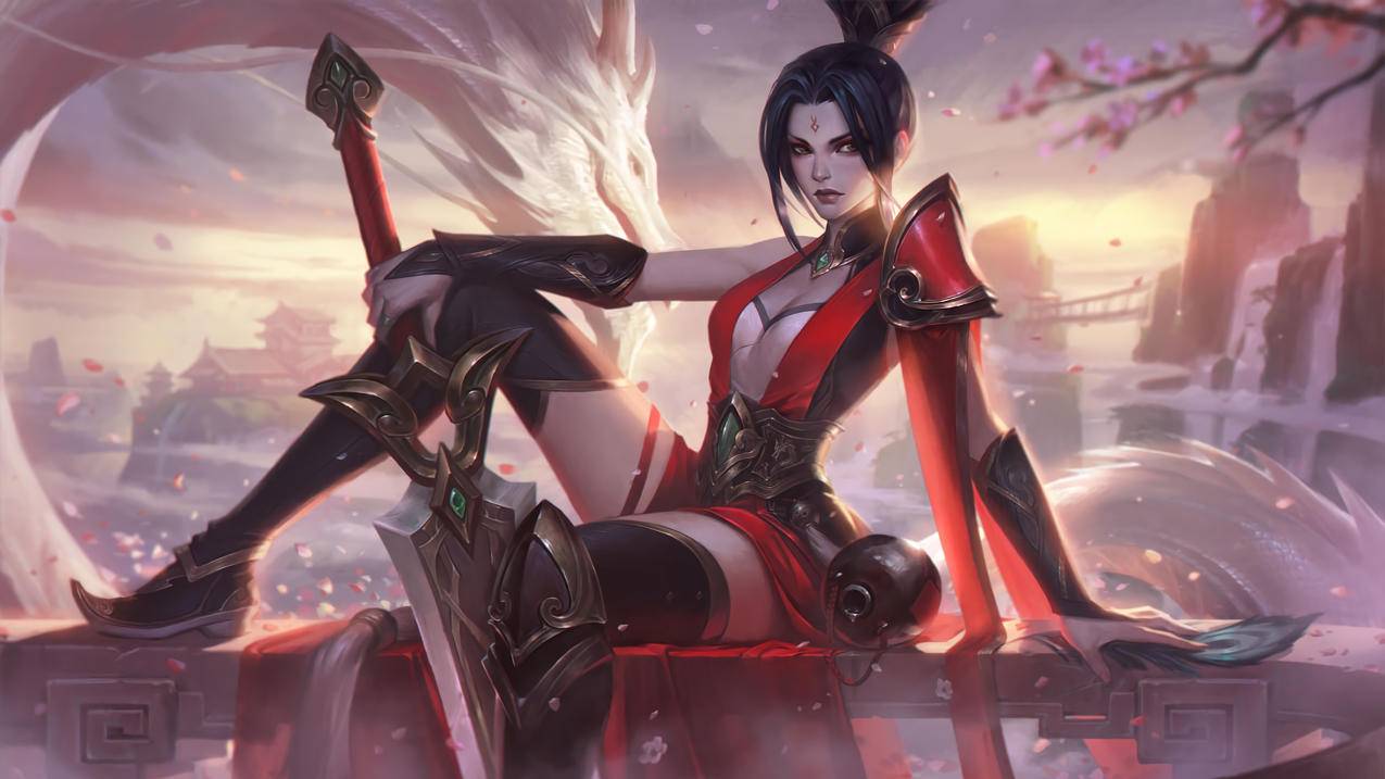 LOL英雄联盟,放逐之刃,玉剑传说,武剑仙,锐雯壁纸,4k电脑壁纸