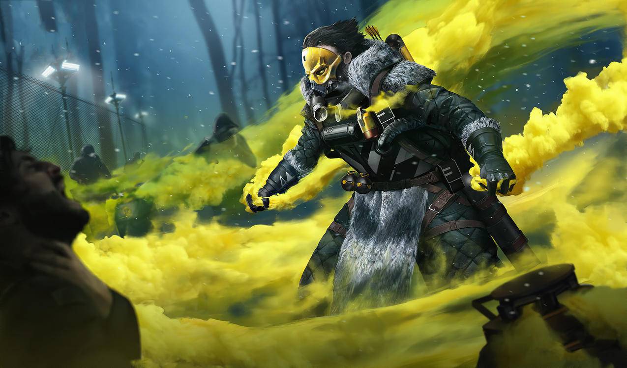 《Apex英雄-Apex,Legends》黄色烟雾,4K高清壁纸