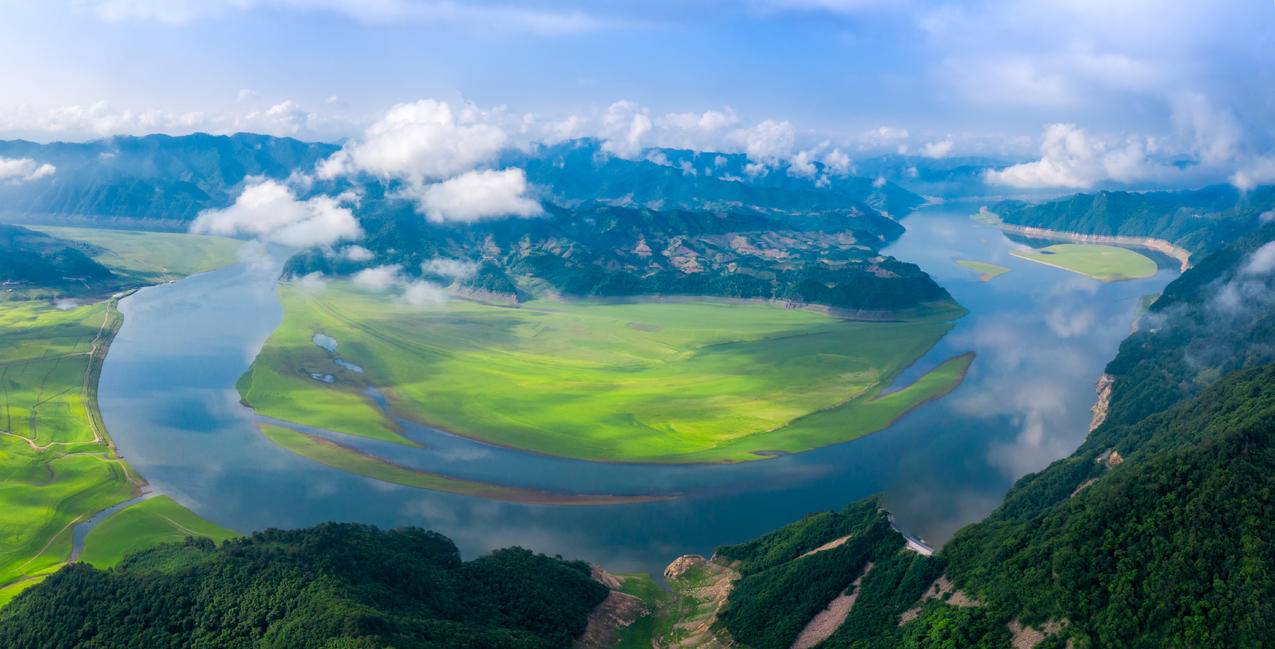 鸭绿江,风光,风景,5k高清壁纸
