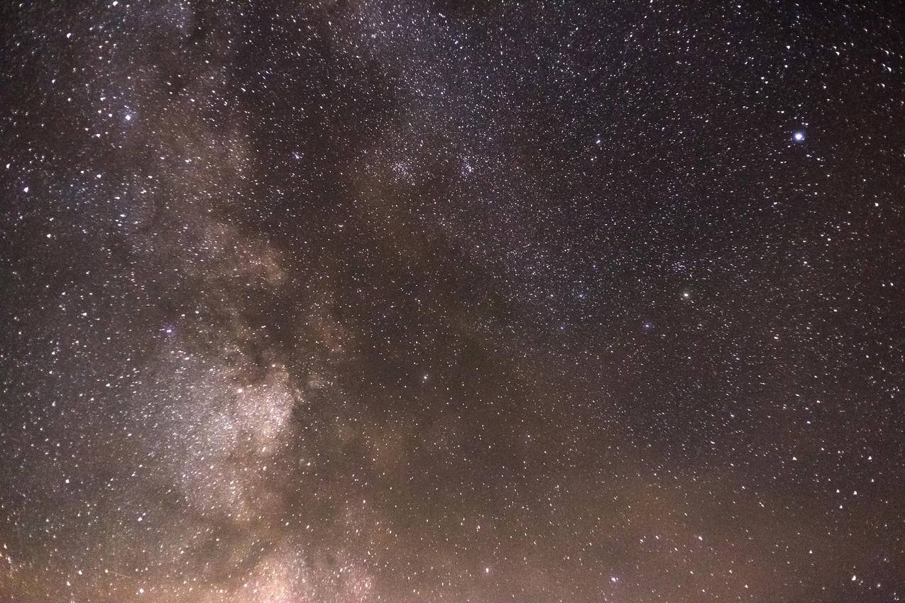 恒星低角度观赏摄影