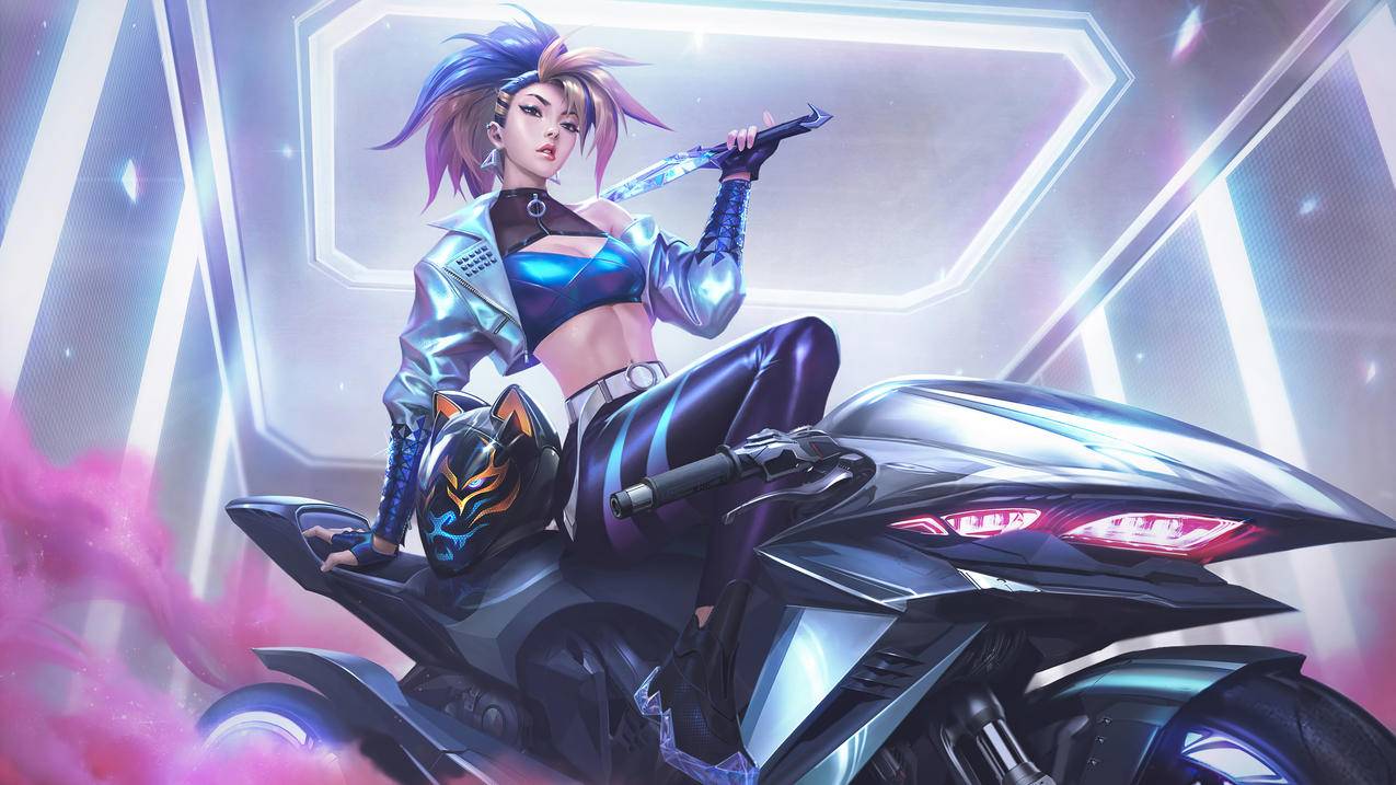 英雄联盟lol离群之刺,KDA,ALL,OUT,阿卡丽4k壁纸3840x2160
