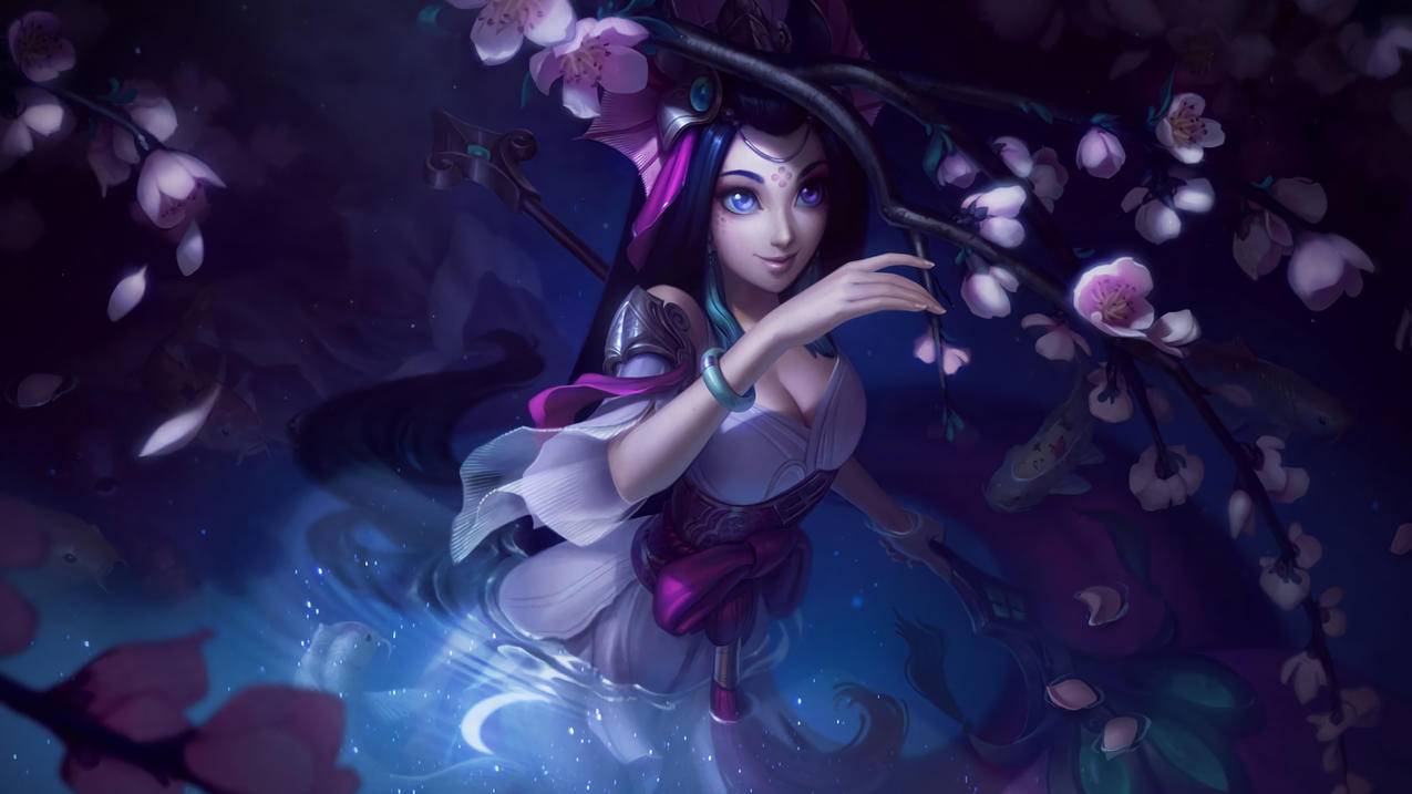 lol,英雄联盟,唤潮鲛姬,玉剑传说,寒潭夭夭,娜美壁纸,4k高清壁纸