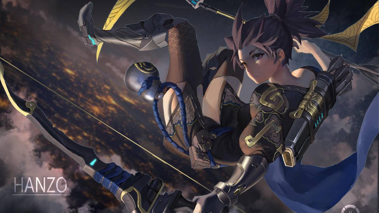 Hanzo,守望先锋,4k高清壁纸