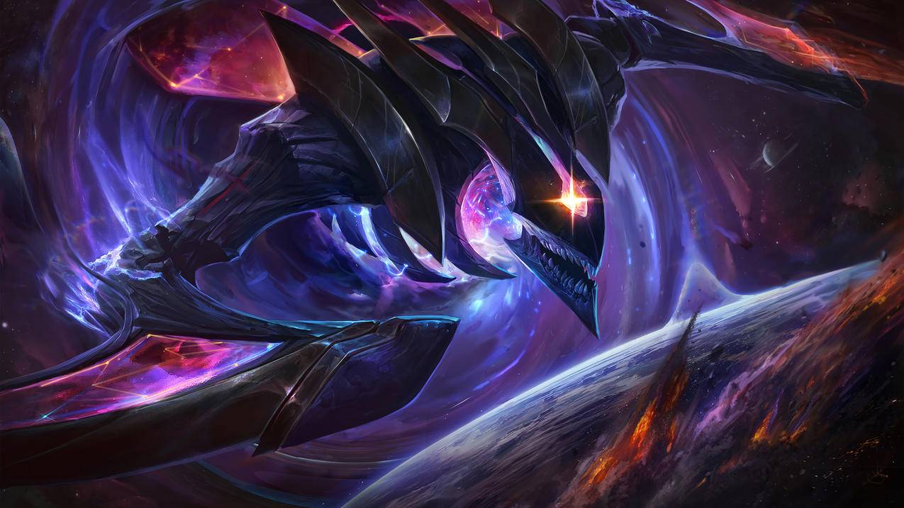 《LOL英雄联盟（虚空掠夺者,死兆星,卡兹克）》2020,4K高清游戏壁纸