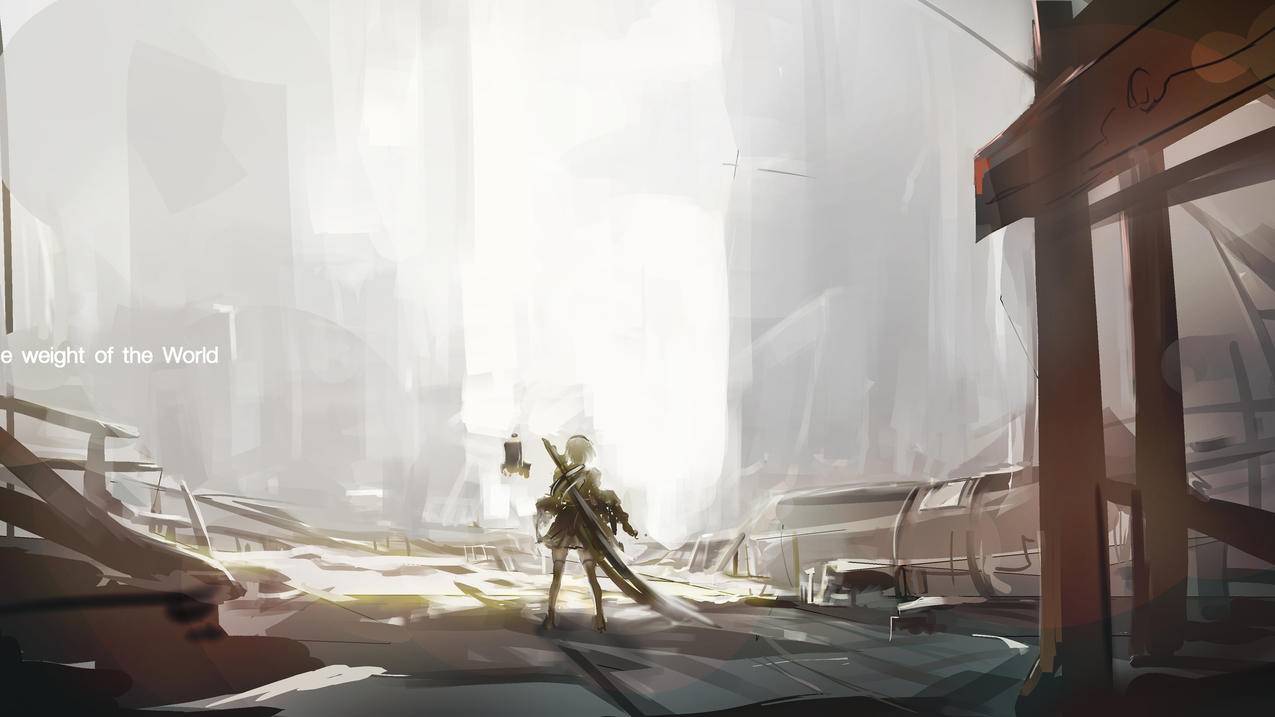 《尼尔：机械纪元/NieR,Automata》,4k高清壁纸