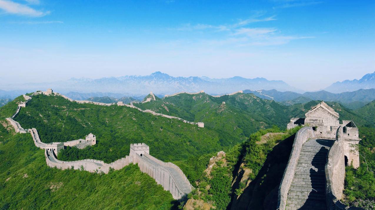 中国北京长城风光,4K高清风景壁纸