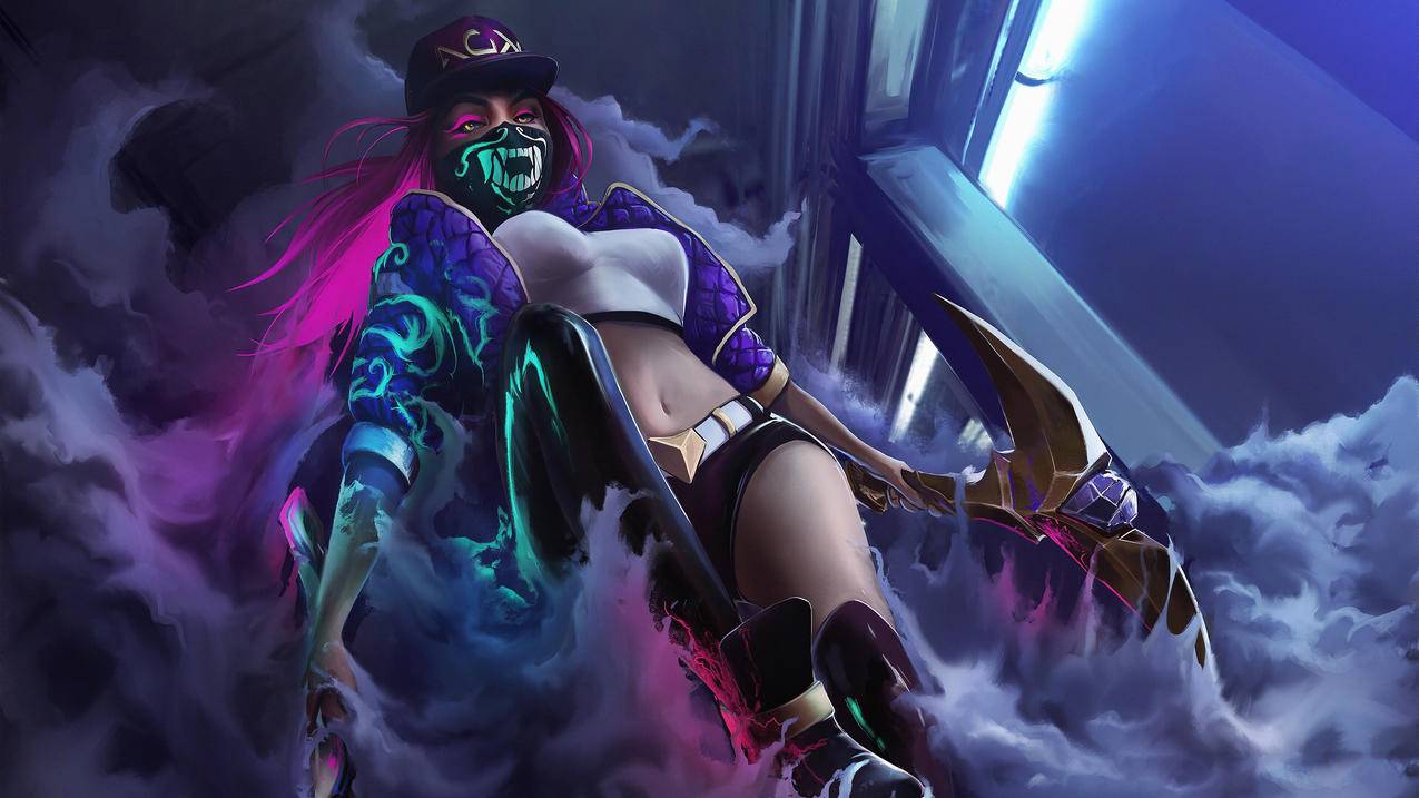 lol阿卡丽kda,League,of,Legends英雄联盟4k游戏壁纸3840x2160