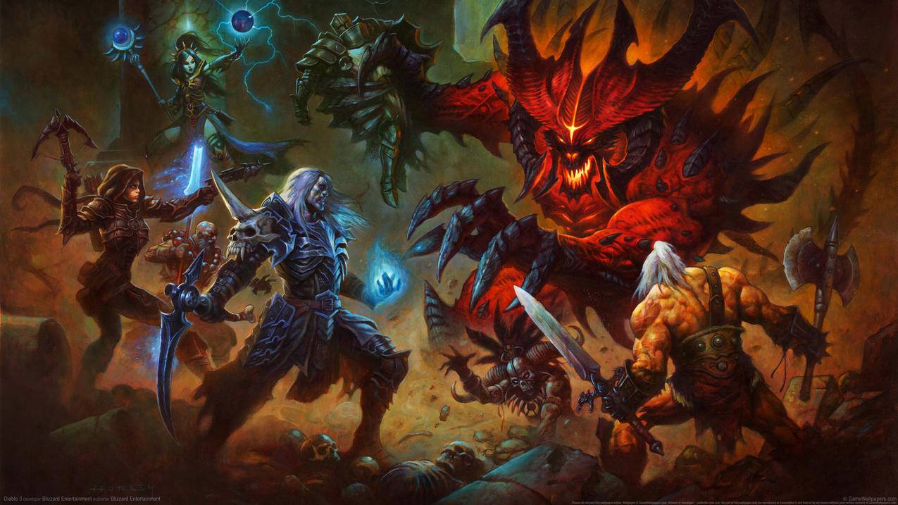 《暗黑破坏神III-diablo,3》,4K高清壁纸