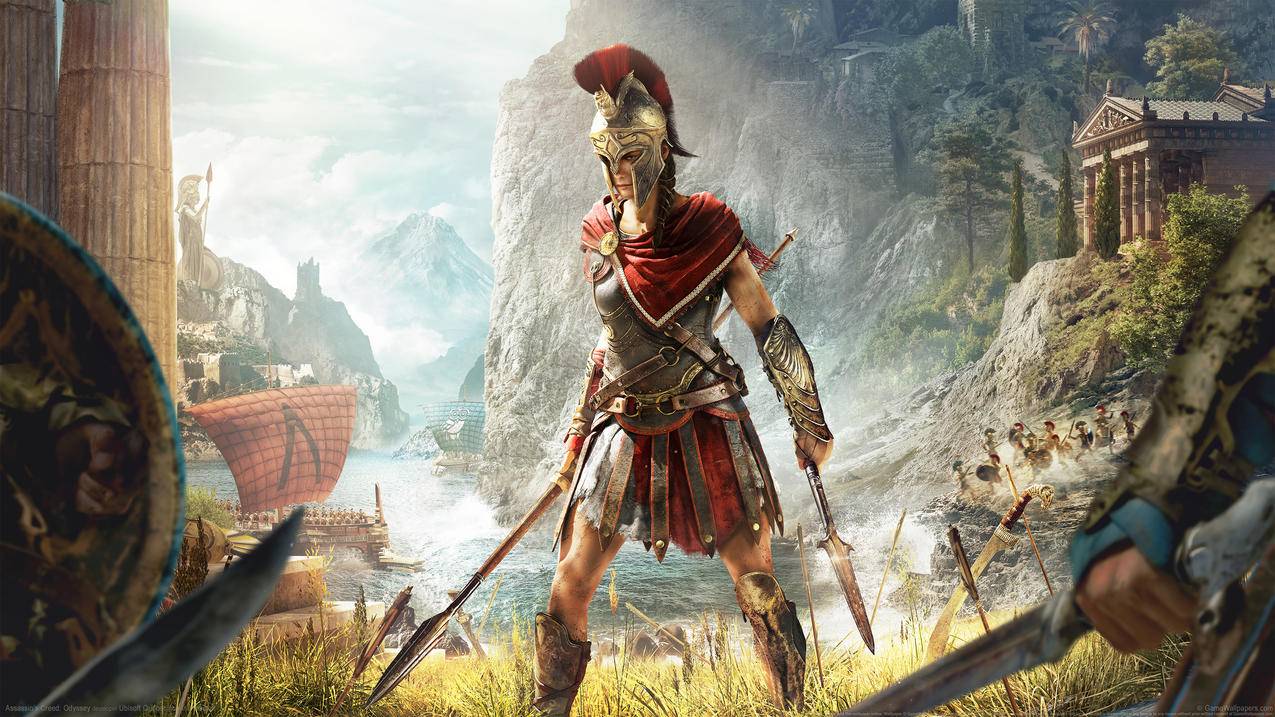 《刺客信条:奥德赛/Assassin’s,Creed,Odyssey》,4K高清壁纸