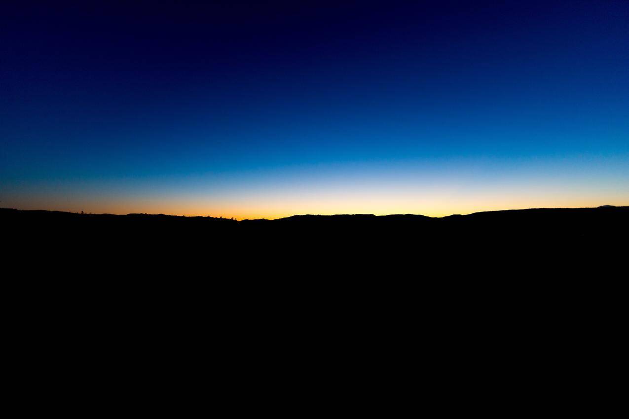 地平线,天空,晚上风景5k壁纸
