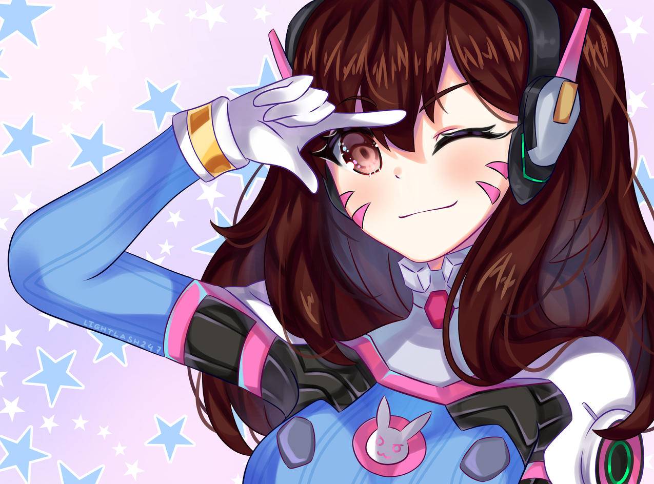 《守望先锋》D.VA,可爱,4K超清游戏图片