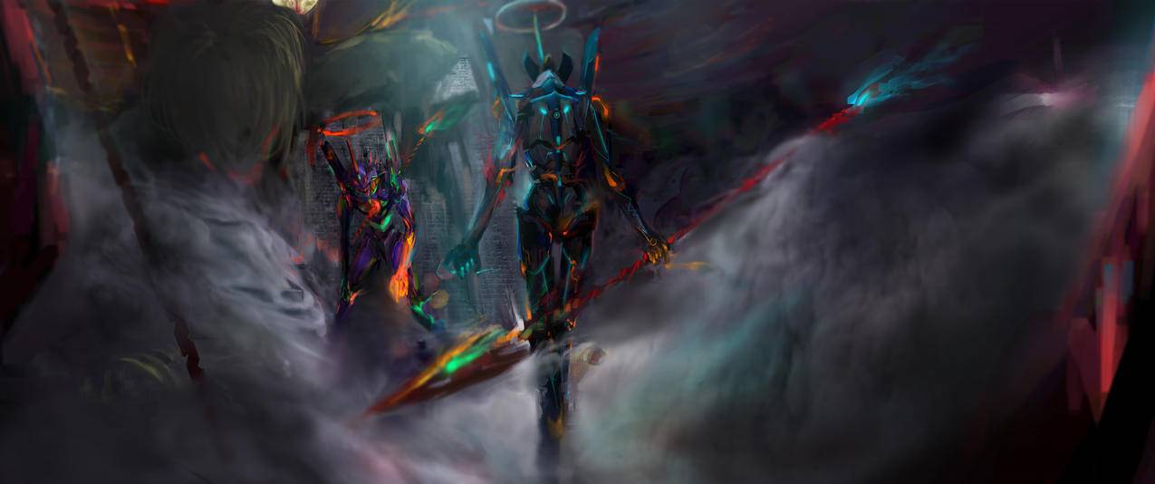 新世纪福音战士,06,3440x1440壁纸